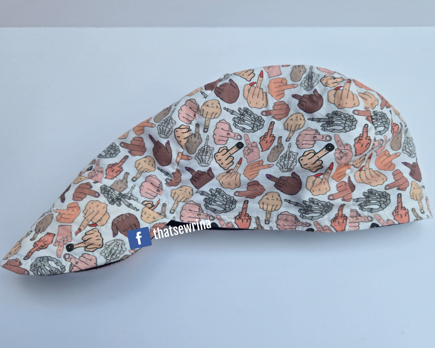 Welding Cap Middle Fingers